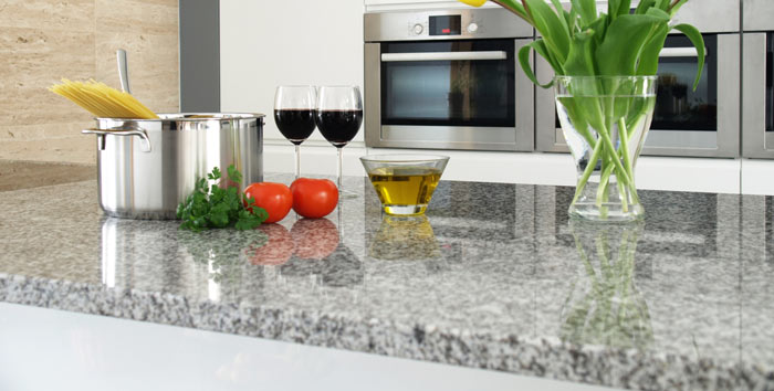 Granite countertops can sometimes contain trace amounts of radioactive elements