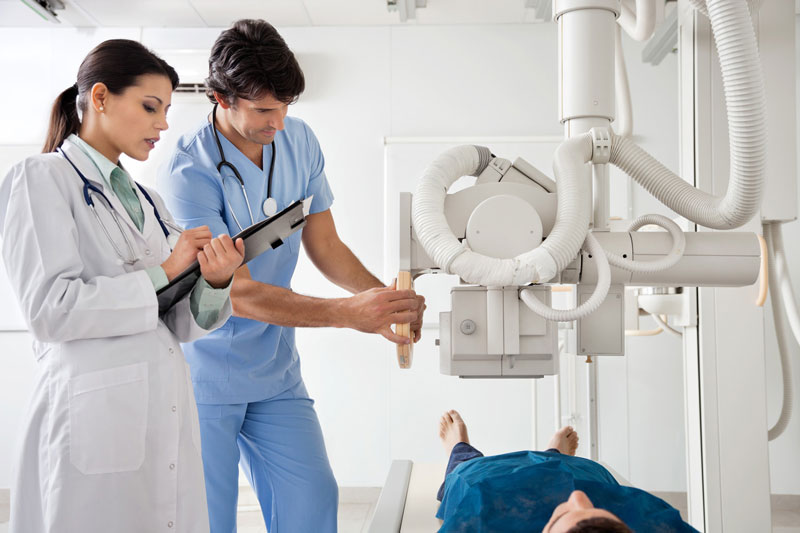 X-Rays are one of the most common uses of radiation in medecine, providing valuable information to doctors and other medical professionals on patient injuries or maladies
